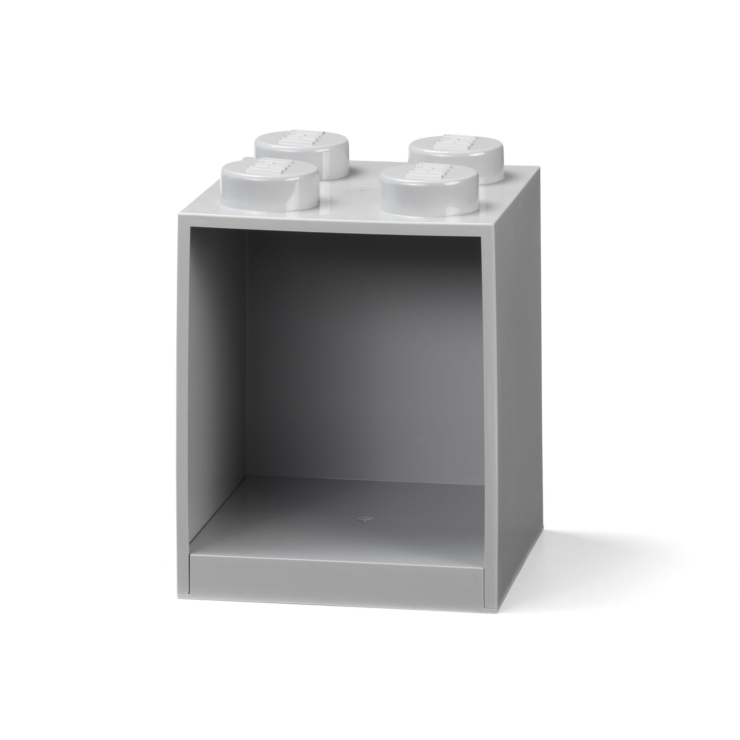 Lego Brick Shelf 4 Knobs Grey (7073293041863)