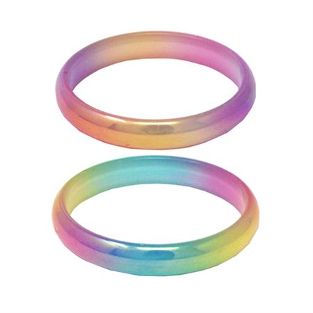 PP Pastel Iridescent Multi Coloured Bangle (7068502360263)