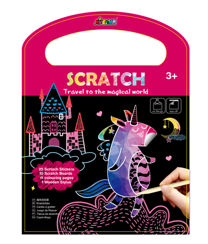 Avenir Scratch Book Unicorns (4574900256803)