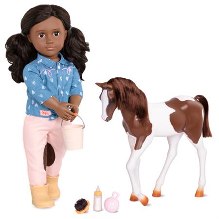 OG Daveen Deluxe Doll with Foal 18" (7114665722055)