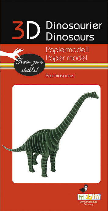 3D Paper Brachiosaurus (7087806480583)