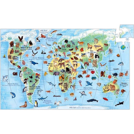 Djeco World Animals 100pc pzl (7146646503623)