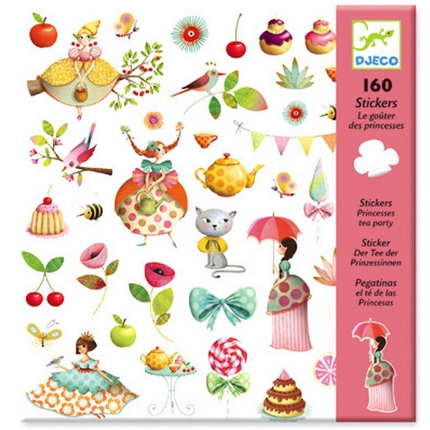 Djeco Stickers Princess Tea Party (4540282634275)